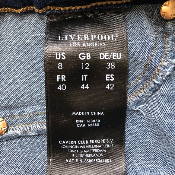 LIVERPOOL Jeans Size 8/29 LA Chloe Comfort The Crop Pull-On Travel - Picture 8 of 12